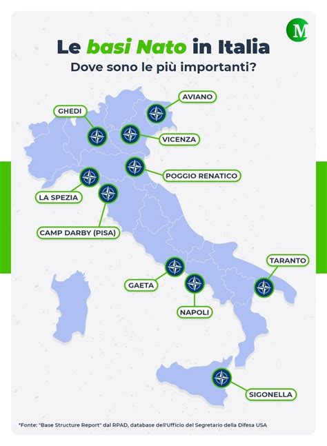 Nato And Us Bases In Italy Here S Where They Are Located Nato And Us Bases In Italy Here S Where They Are Located