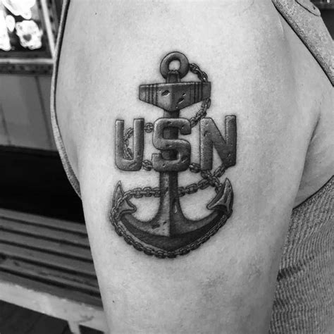 Navy Anchor Tattoo