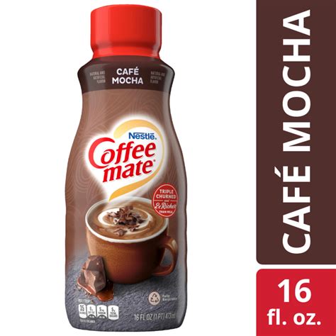 Nestle Coffee Mate Instant Cafe Mocha Liquid Creamer 16 Fl Oz Bottle Walmart Com