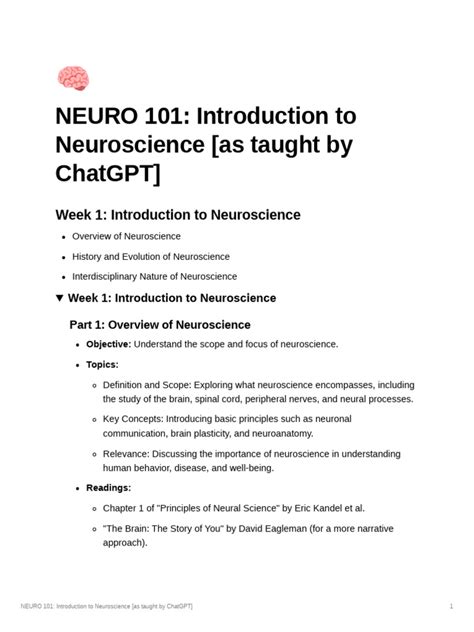 Neuroscience 101 Bu: Unveil The Brain's Hidden Patterns