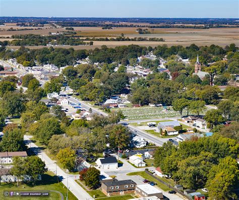 New Baden Illinois Super Resolution Aerial Panoramic Photo