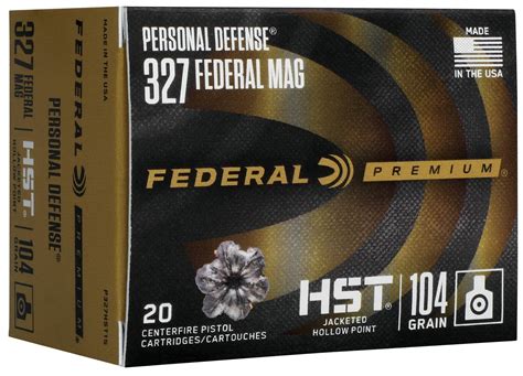 New Carry Ammo Federal Hst 104Gr 327 Federal Magnum Glad Federal Made The Hst For This Under Appreciated Caliber R Revolvers