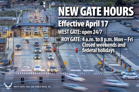 New Hours For Hill S West Roy Gates Hill Air Force Base Article Display