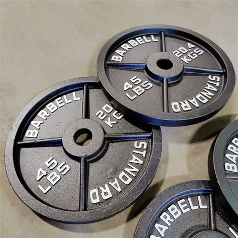 New Individual Cast Iron Weight Plates Olympic Weights Oldschool