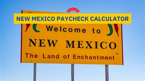 New Mexico Paycheck Calculator 2025 2026 New Mexico Paycheck Calculator 2025 2026