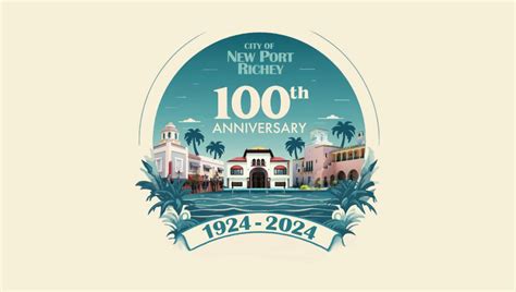 New Port Richey 100Th Anniversary Logo