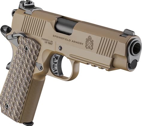 New Springfield Armory 1911 Trp 4 25 Carry Contour Handgun 45Acp Coyote Brown Cerakote Pc9124lrcb Cc Watson Precision Firearms Llc New Springfield Armory 1911 Trp 4 25 Carry Contour Handgun 45Acp Coyote Brown Cerakote Pc9124lrcb Cc Watson Precision Firearms Llc