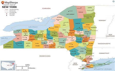 New York Counties Wall Map By Compart Maps American Map Store New York Counties Wall Map By Compart Maps American Map Store