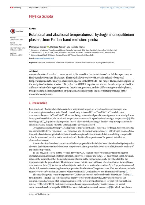 Nonequilibrium Plasmas An Overview Sciencedirect Topics