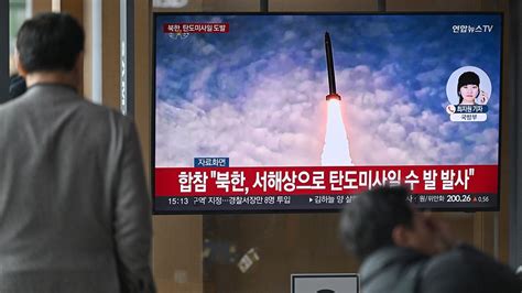 North Korea Fires Missiles As Us South Korea Begin Major Joint