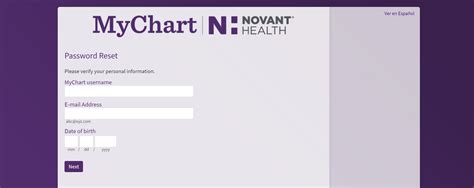 Novant Health Login My Chart