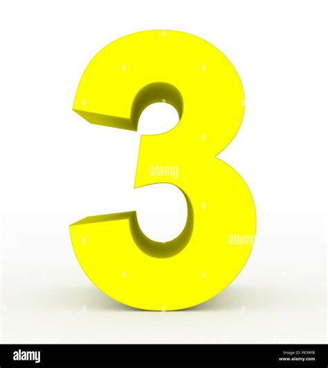 Number 3 Yellow