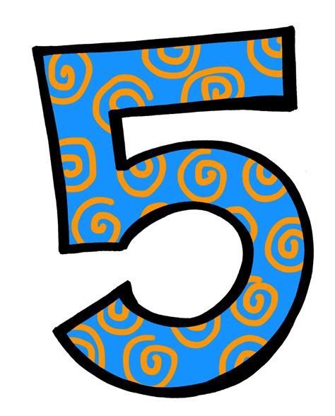 Number 5 Clipart
