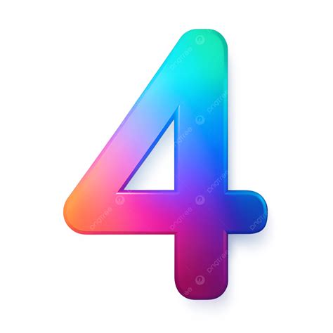 Number Four Clip Art Number Four Clip Art