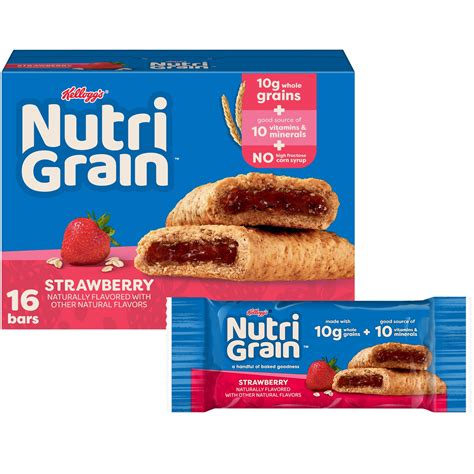Nutri Grain Raspberry Soft Baked Breakfast Bars 1 3 Oz Kroger