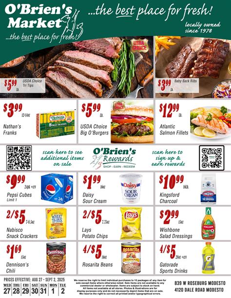 O Brien S Market The Best Place For Fresh