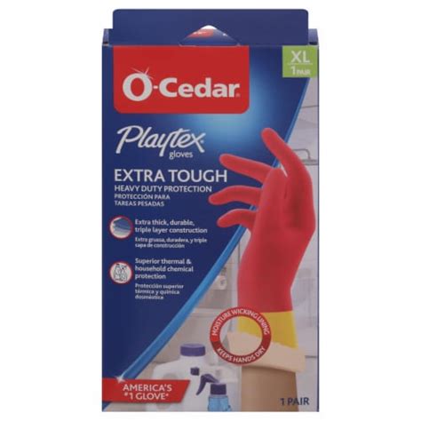 O Cedar Playtex Extra Tough Large Gloves 1 Ct Kroger