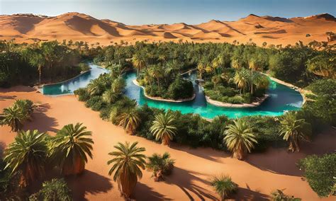 Oasis Desert Oasis Arid Climate Water Sources Britannica