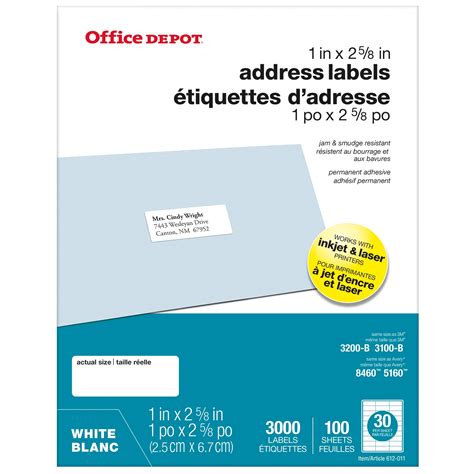 Office Depot Address Label Template In 2020 With Images For Office Office Depot Address Label Template In 2020 With Images For Office