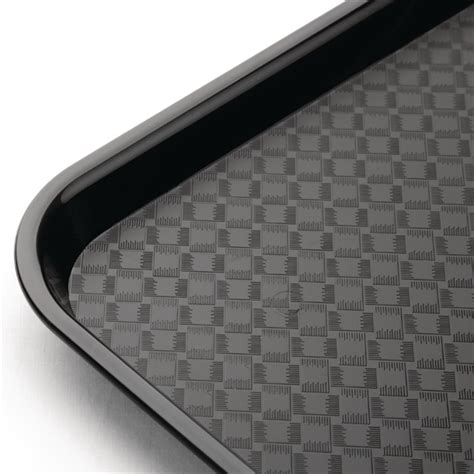 Olympia Kristallon Polypropylene Fast Food Tray Black Small 345Mm Olympia Kristallon Polypropylene Fast Food Tray Black Small 345Mm