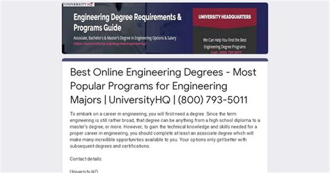 Online Mechanical Engineering Degree Best Of 2025 Universityhq