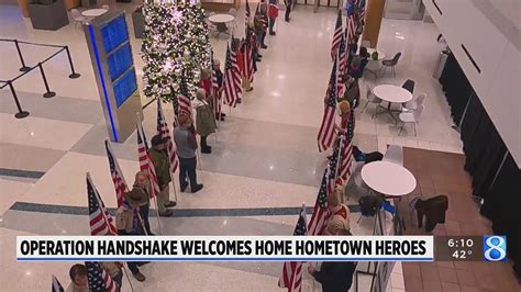 Operation Handshake Welcomes Home Active Duty Military Veterans To