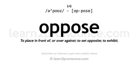 Oppose Definition Meaning Yourdictionary