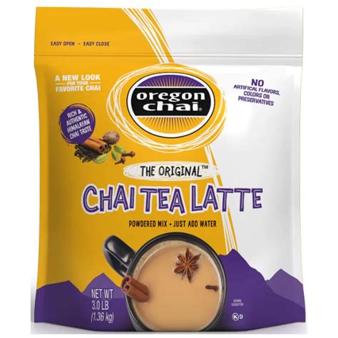Oregon Chai Original Chai Tea Latte Mix Mission Total Supply Oregon Chai Original Chai Tea Latte Mix Mission Total Supply