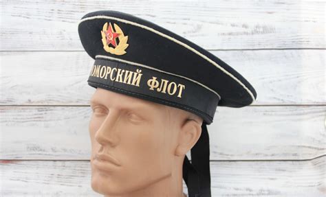 Original Soviet Army Sailor Navy Cap Soviet Sailor Cap Of Etsy