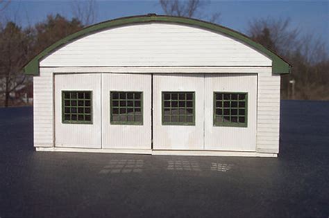 Osborn Model Kits 1078 Ho Scale World War Two Era Hangar Wood Kit