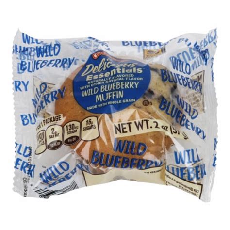 Otis Spunkmeyer Whole Grain Wild Blueberry Muffin Individually Wrapped