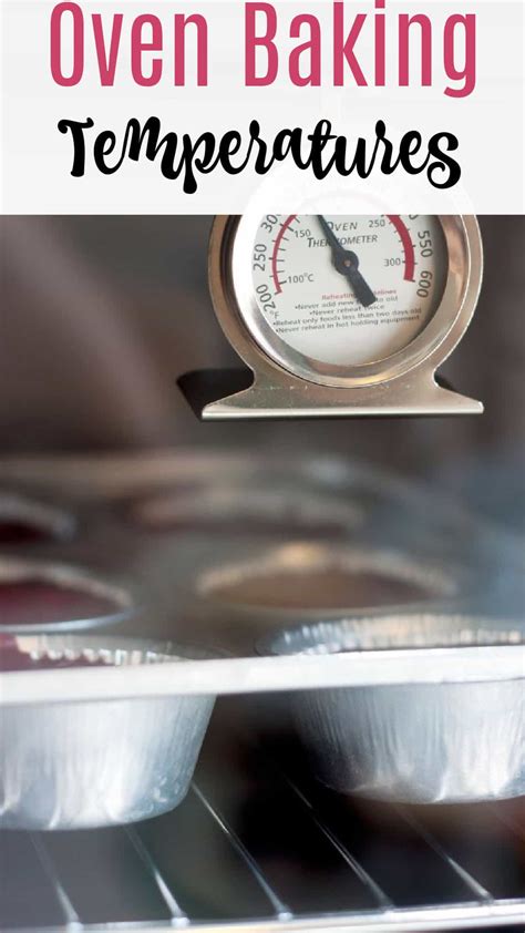Oven Baking Temperatures Boston Girl Bakes