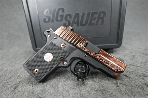 P238 Rose Gold Engraved Sig Talk