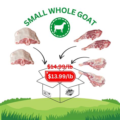 Package 9 Small Whole Goat Meat 30 40 Lbs Rua Meats Shop
