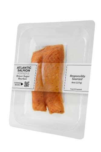 Packer Atlantic Salmon Portions Brown Sugar Bourbon Rub Sustainably