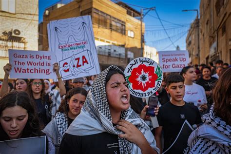Palestinian Citizens In Israel Protest Gaza War Npr