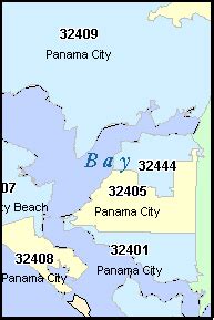 Panama City Florida Zip Code United States