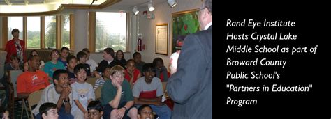 Partners In Education Rand Eye Institute