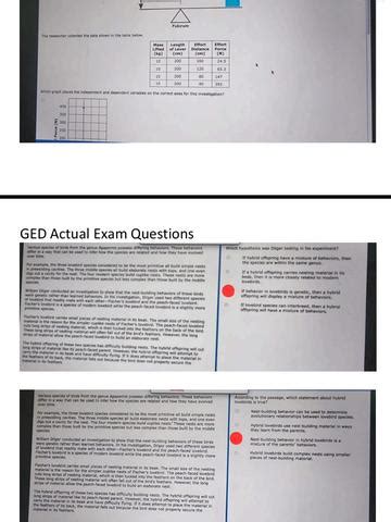 Passing Your Ged Exams Is Very Easy Using These Exact Q Amp As You Just