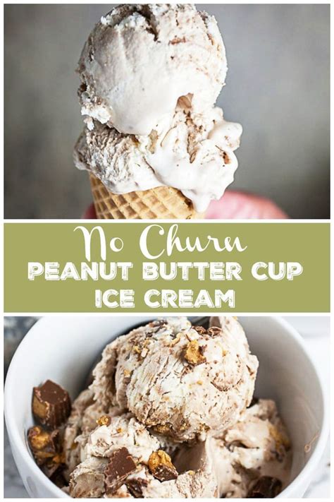 Peanut Butter Cup Ice Cream No Churn The Rustic Foodie