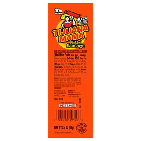Penrose Tijuana Mama Pickled Sausage 2 4 Oz Kroger