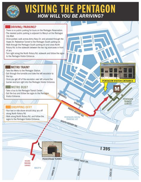 Pentagon Building Map