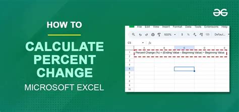 Percent Change In Excel How To Calculate Percent Change In Excel