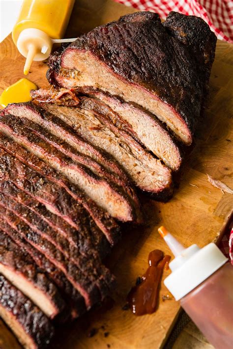 Perfect Smoked Brisket Recipe On A Traeger Oh Sweet Basil