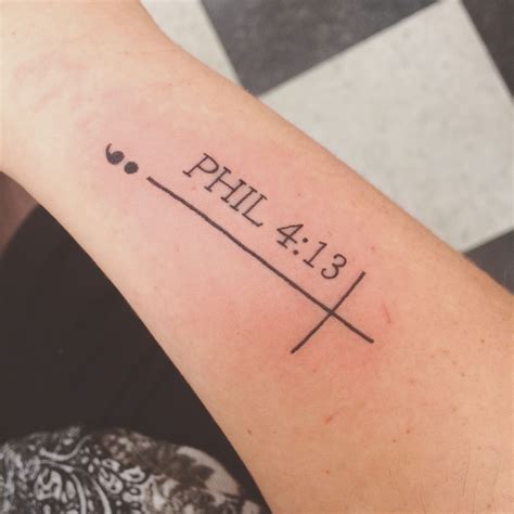 Philippians 4 13 Tattoo With Cross Philippians 4 13 Tattoo With Cross