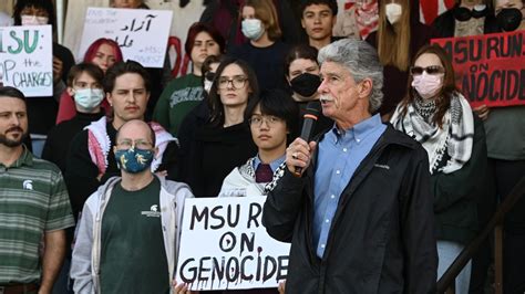 Photos Msu Hurriya Coalition Protests University Effort To Discipline Student