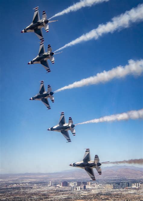 Photos Usaf Thunderbirds Salute Frontline Workers With Special Flyover