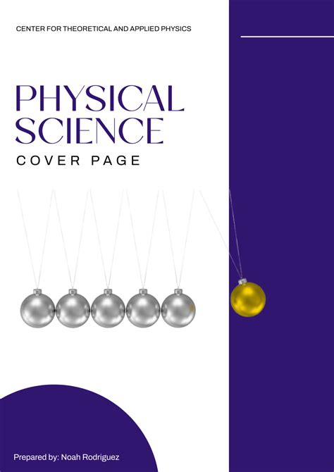 Physical Science The Publication