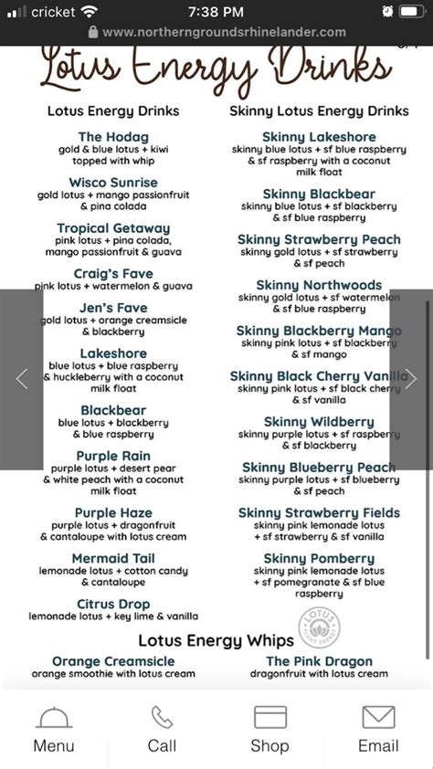 Pin By Liz Feilner On Lotus Recipes In 2023 Energy Drink Recipe