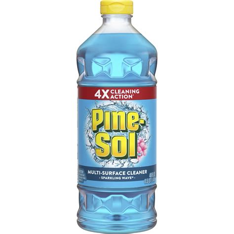 Pine Sol Multi Surface All Purpose Cleaner Sparkling Wave 48 Oz Bottle Walmart Business Supplies